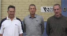 From Left: Darrell Caister, Steve Walker and Tadhg Bergin