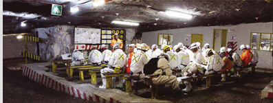 Underground training at Kroondal 